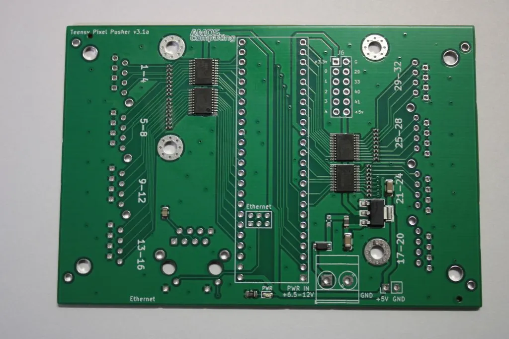 Teensy 4.1 Pixel Pusher V3 - Board Only